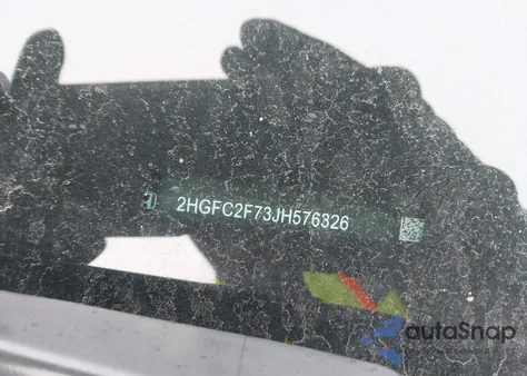 2018 Honda Civic Ex z USA, uszkodzony, nr VIN 2HGFC2F73JH576326